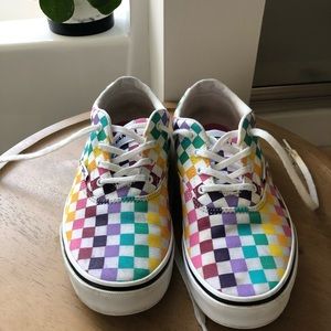 Neon Rainbow Vans 🌈